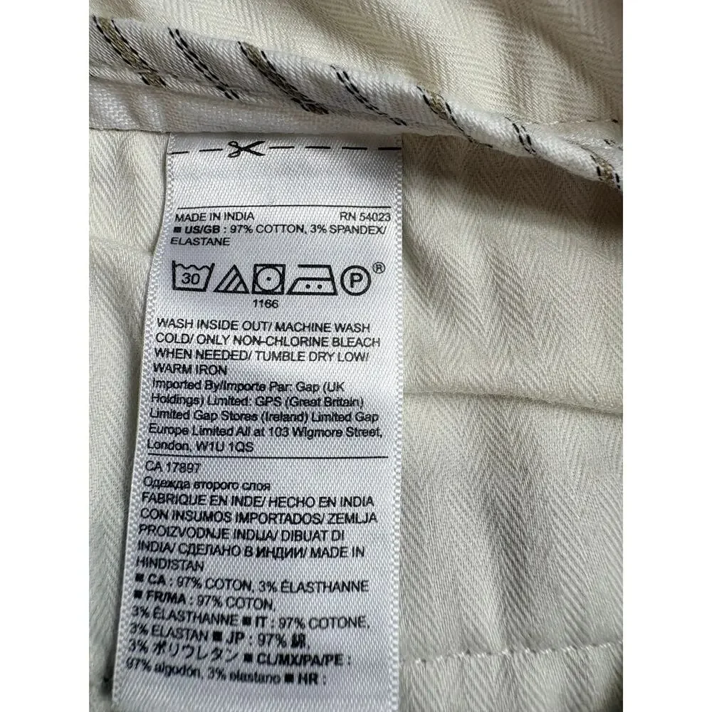 Banana Republic Men's Aiden Chino Shorts Khaki Size 33